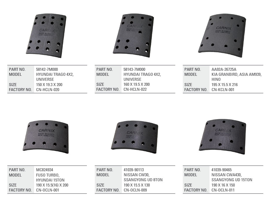 CARNIX Brake Lining