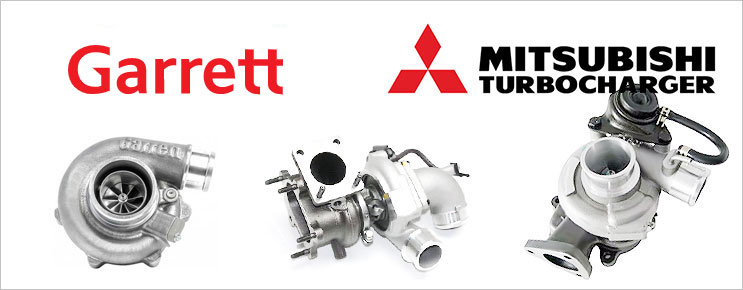 Turbochargers Garret and Mitsubishi