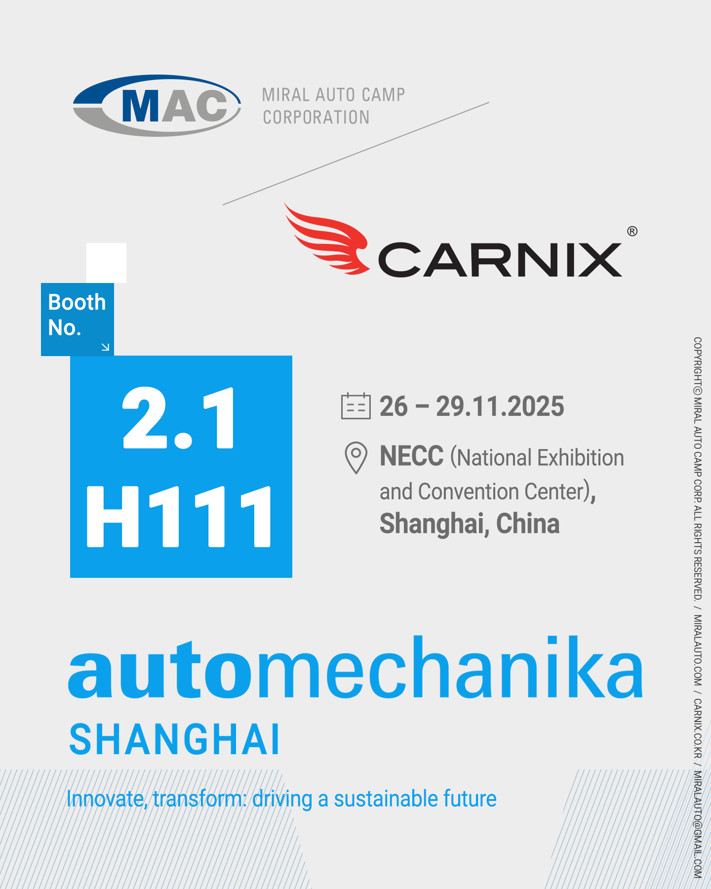 AMS 2025 - Miral Auto Camp Corp + CARNIX